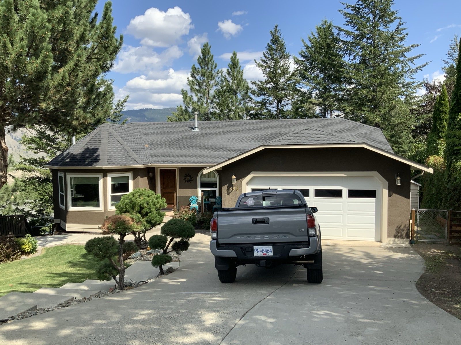 Kamloops area house during a residential pre-purchase inspection by Detailed Inspections.